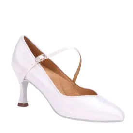 AILIANWU.B003FE LADIES WHITE SATIN BALLROOM DANCESHOES