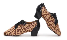 AILIANWU.L006FC LADIES WOMEN LEOPARD TEACHING DANCESHOES