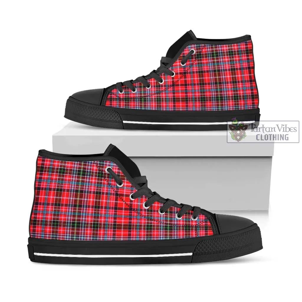 Aberdeen District Tartan High Top Shoes