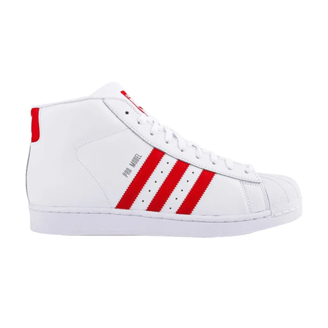 Adidas Original Pro Model Men's -  FTWWHT/RED/FTWWHT/FTWBLA/ROUGE/FTWBLA