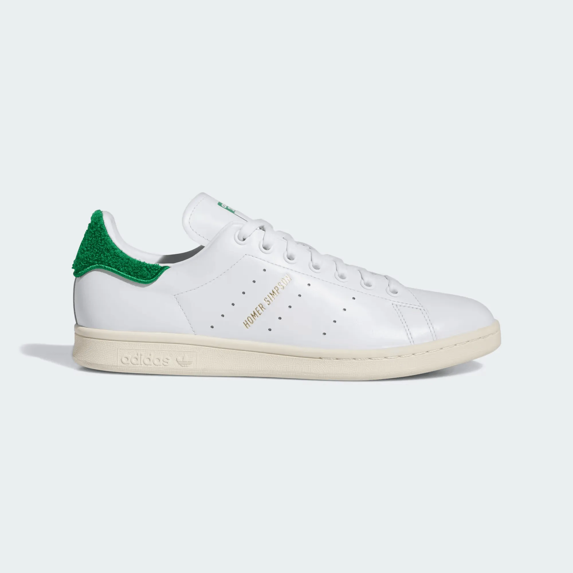 Adidas Stan Smith 'Homer Simpson' Sneakers, White/Green