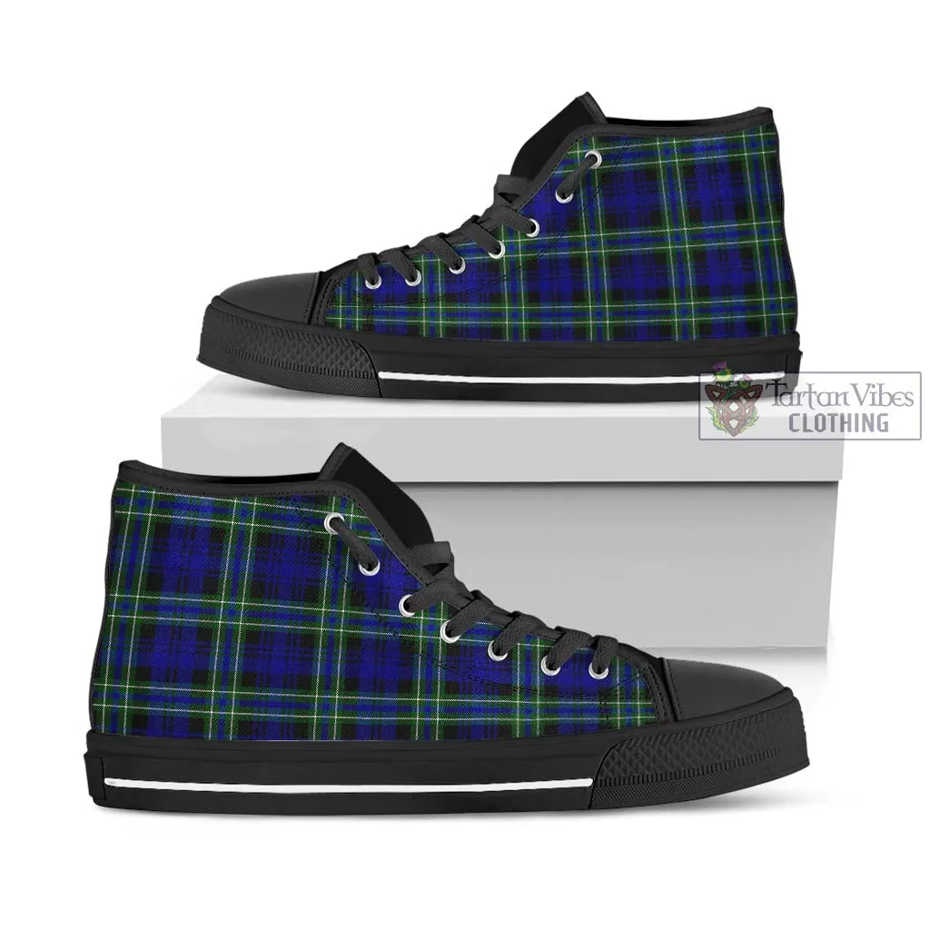 Arbuthnot Modern Tartan High Top Shoes