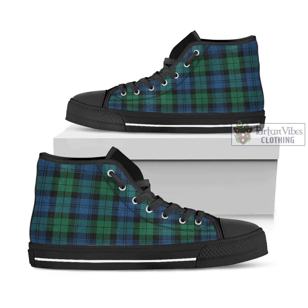 Black Watch Ancient Tartan High Top Shoes