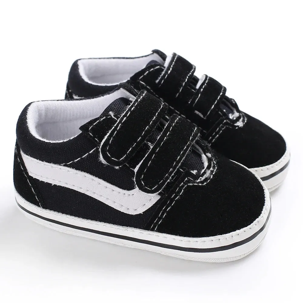 Classic Canvas Sneakers for Boys and Girls Great First Walking Shoes (0-18M)