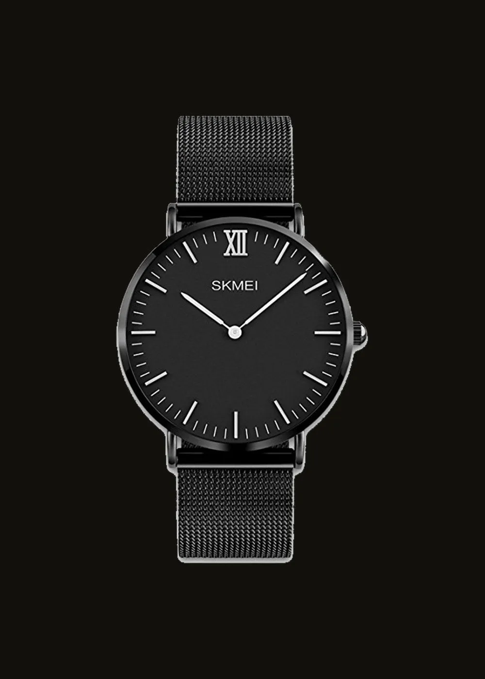 Classic Sport Watch with Black Band