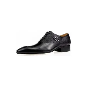 Elegant Groom Brogue Leather Lace-up Wedding Shoes