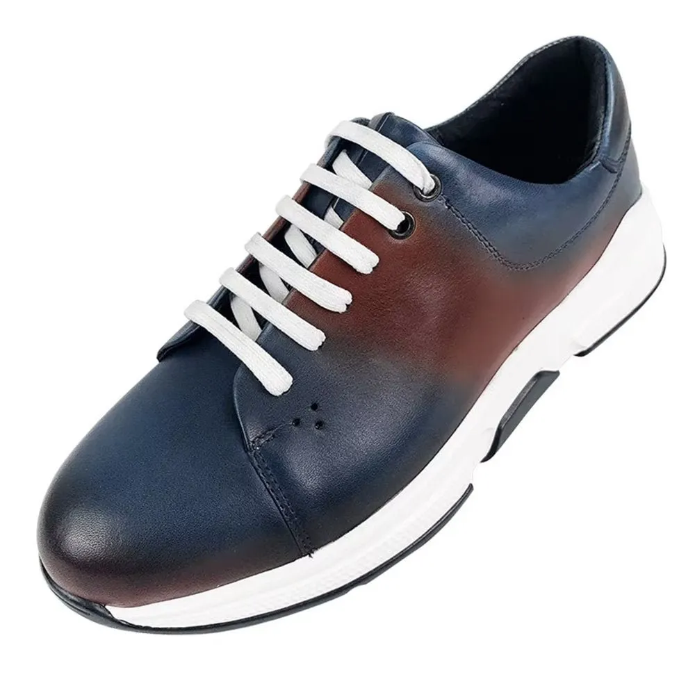 Elegant Leather Lace-Up Oxford Men's Casual Shoes