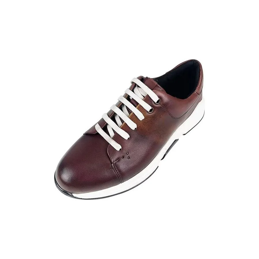 Elegant Leather Lace-Up Oxford Men's Casual Shoes