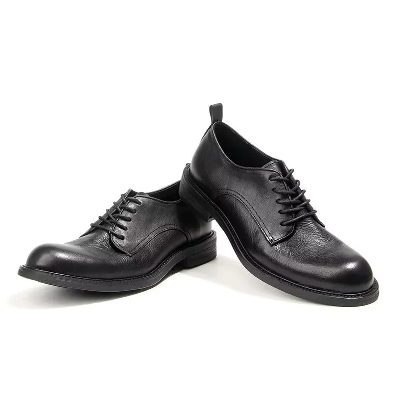 Elegant Retro Brogue Leather Dress Oxford Shoes