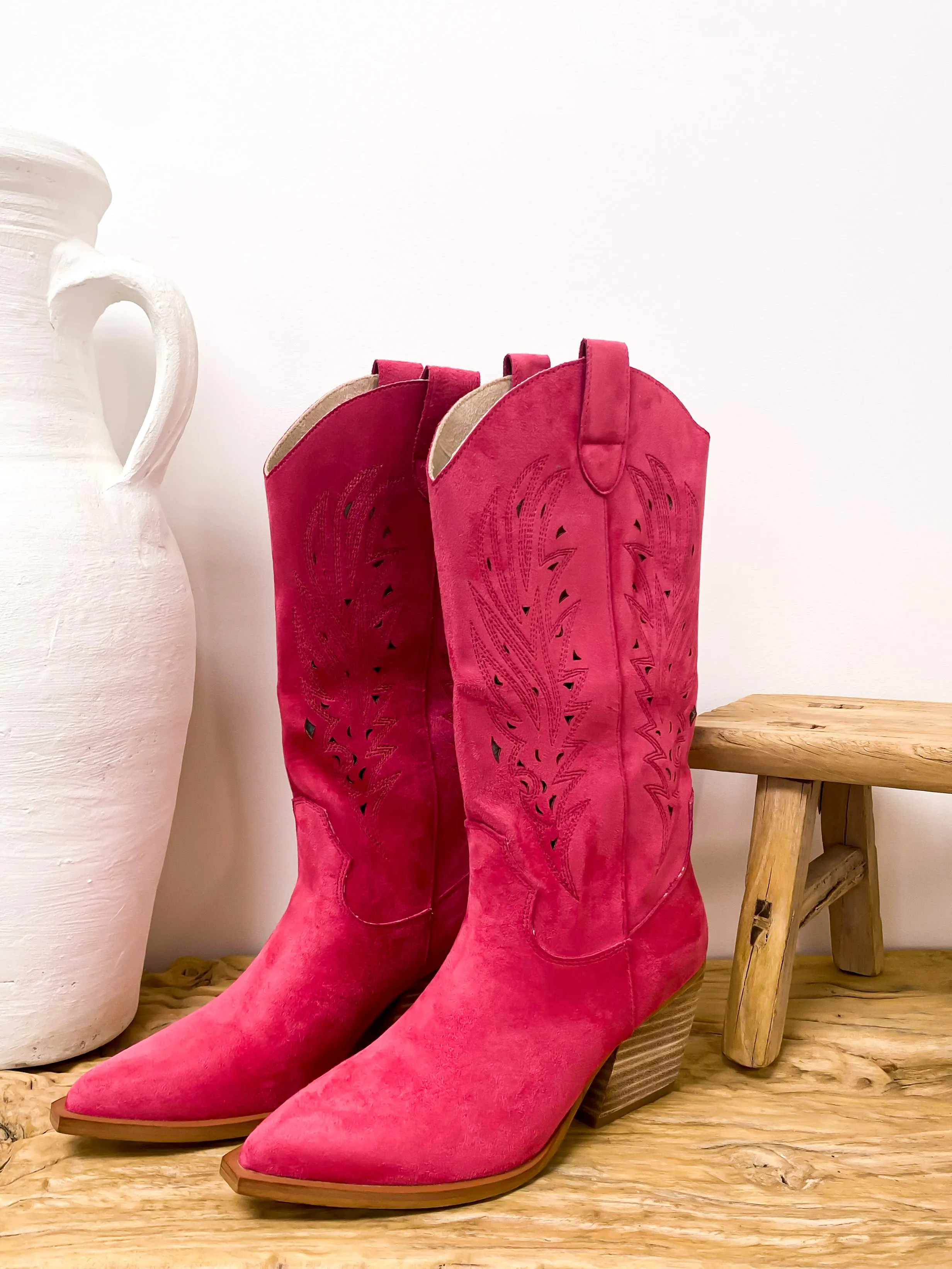 Hot Pink Cowboy Boots