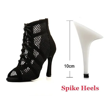 Latin Dance Boots Ladies Girls Salsa Tango Dance Shoes Indoor Sports Dance Shoes Professional Ballroom Dance Shoes