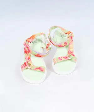 Multi Colored Party Sandals for Girls