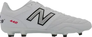 New Balance 442v2 Team FG 'White Black' Boots, White