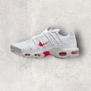 NIKE AIR MAX PLUS LACE - UNIVERSITY RED/WHITE