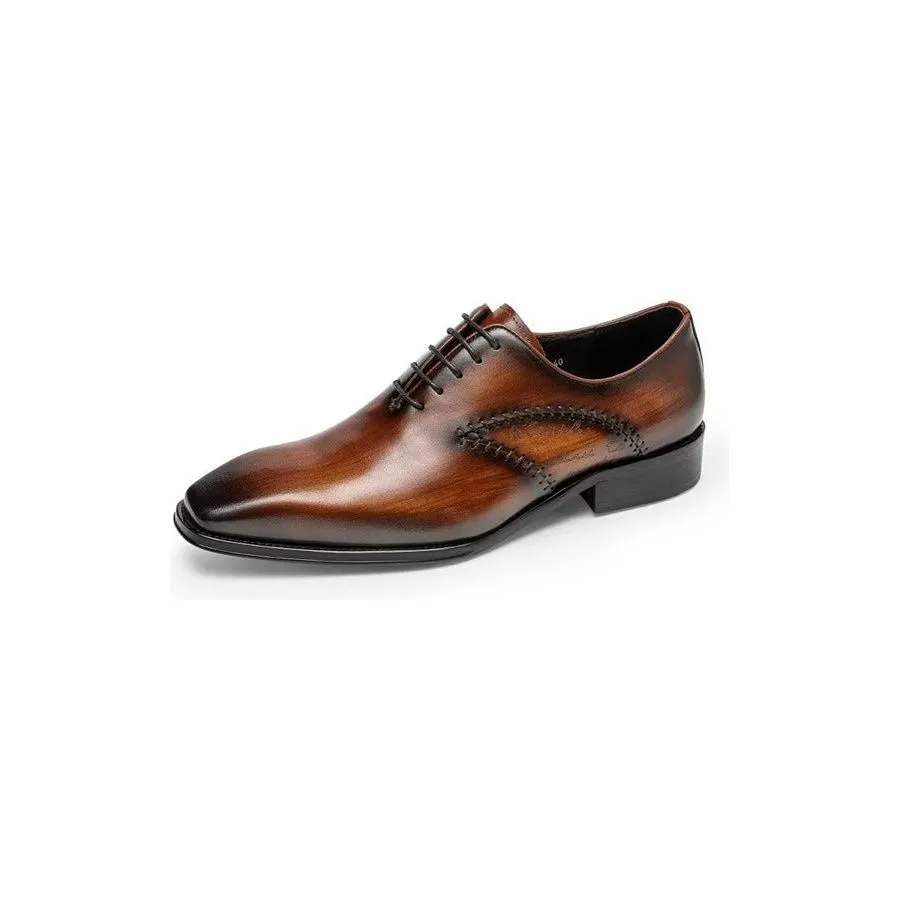 Opulent Leather Oxford Dress Shoes