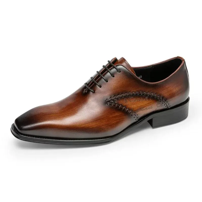 Opulent Leather Oxford Dress Shoes