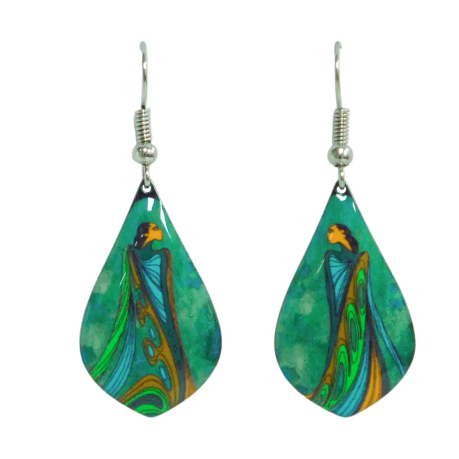 "Friends" Dangle Earrings by Indigenous Artist Maxine Noel