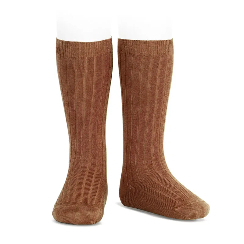 Ribbed Socks Rust