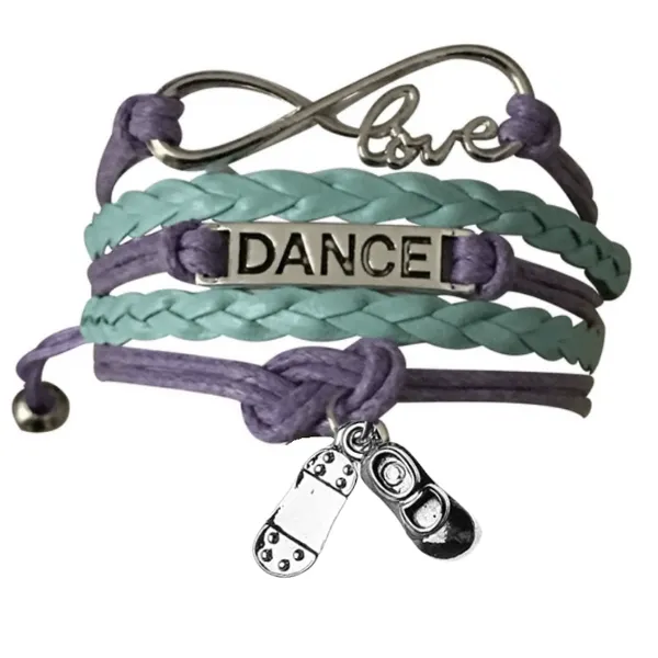 Tap Dance Infinity Bracelet - Pick Colors