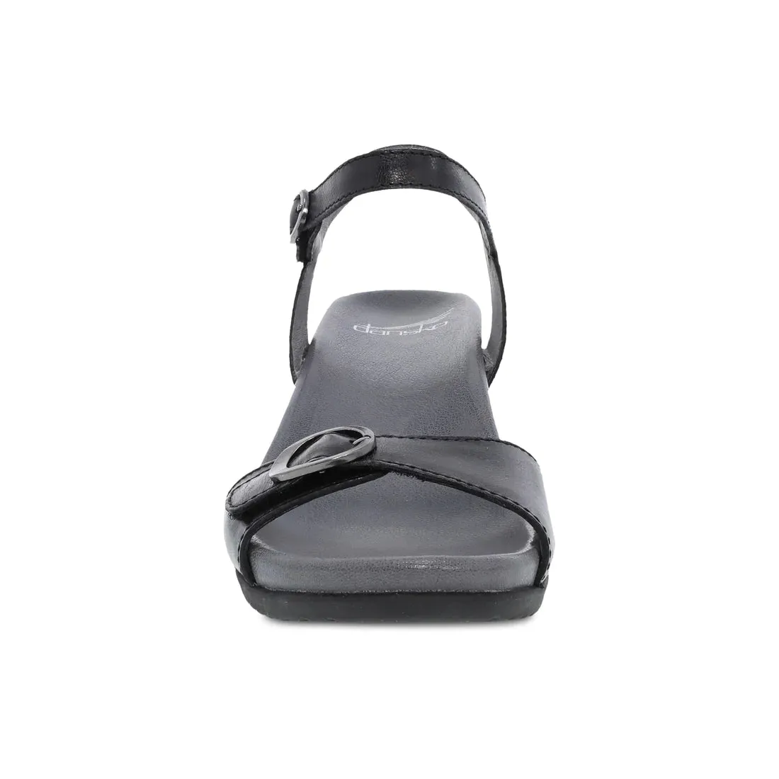 Women's Dansko Arielle Color: Black Glazed Leather Sandal